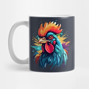 Colorful Rooster Mug